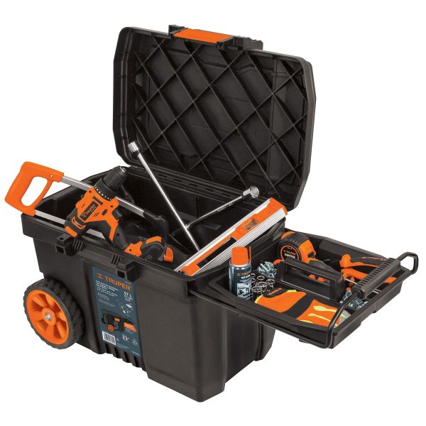 CAJA PARA HERRAMIENTAS DE 23" CON RUEDAS TRUPER