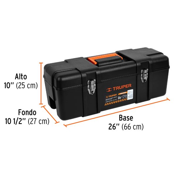 CAJA PARA HERRAMIENTAS DE 26" INDUSTRIAL TRUPER - Imagen 2