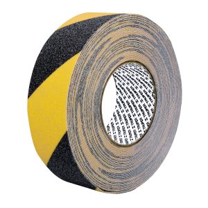 CINTA ANTIDESLIZANTE AMARILLA - NEGRA 50 MM X 18 M TRUPER