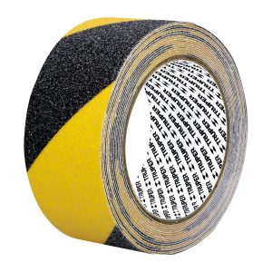 CINTA ANTIDESLIZANTE AMARILLA - NEGRA 50 MM X 5 M TRUPER