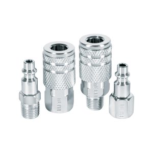 JUEGO DE 2 CONECTORES Y 2 ACOPLES PARA COMPRESOR PRETUL