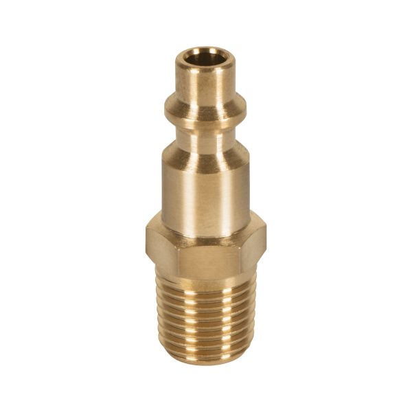 CONECTOR RAPIDO DE LATON 1/4" NPT MACHO TRUPER