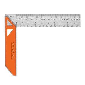 ESCUADRA 10" PARA CARPINTERO CON MANGO 100% DE ALUMINIO TRUPER