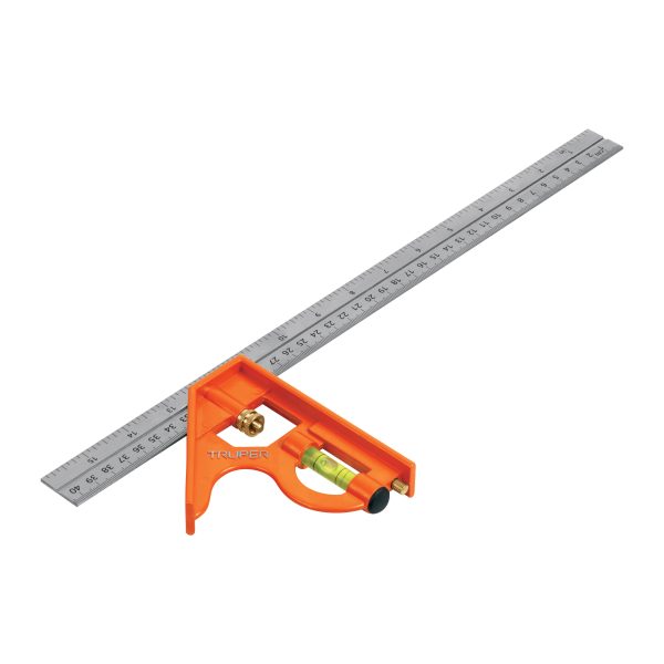 ESCUADRA 16" DE COMBINACION CON PUNZON PARA MARCAR TRUPER