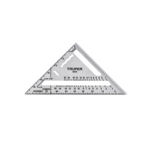 ESCUADRA 7" DE ALUMINIO PARA MUROS DE YESO TRUPER