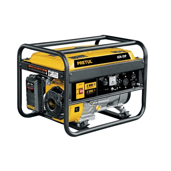 GENERADOR ELECTRICO PORTATIL 2.8 KW MOTOR A GASOLINA PRETUL