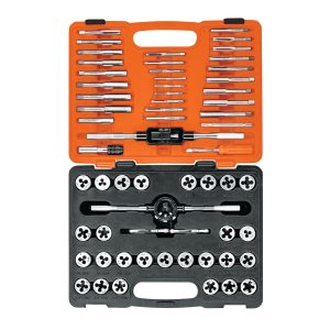 JUEGO DE 60 PIEZAS DE MACHUELOS Y TARRAJAS TRUPER