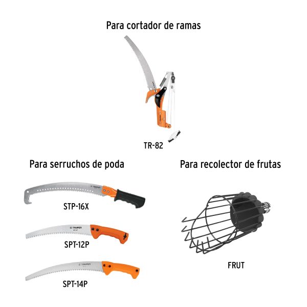 MANGO TELESCOPICO DE FIBRA DE VIDRIO DE 1.9 A 3.6 M TRUPER - Imagen 2