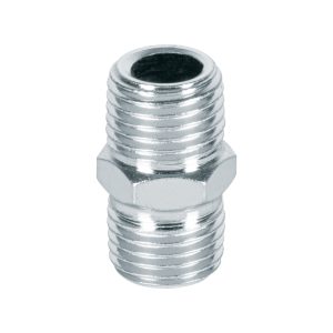 NIPLE MACHO-MACHO DE ACERO CUERDA 1/4" NPT PRETUL