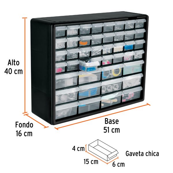 ORGANIZADOR CON 64 GAVETAS TRUPER - Imagen 3