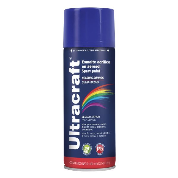 ESMALTE ACRILICO EN AEROSOL AZUL MARINO ULTRACRAFT