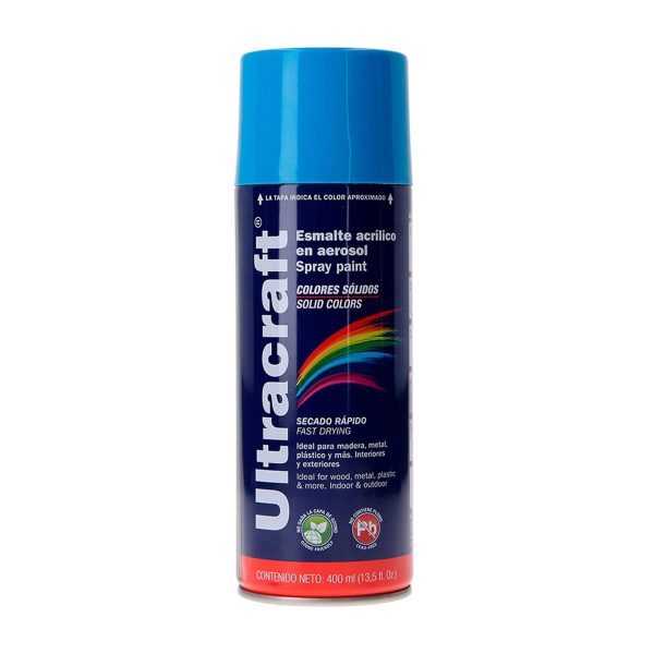 ESMALTE ACRILICO EN AEROSOL AZUL CLARO ULTRACRAFT