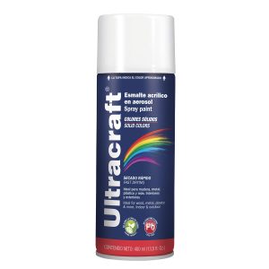 ESMALTE ACRILICO EN AEROSOL BLANCO BRILLANTE ULTRACRAFT