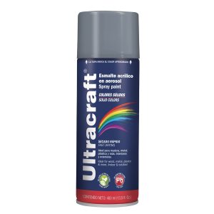 ESMALTE ACRILICO EN AEROSOL GRIS ULTRACRAFT