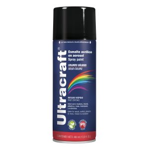 ESMALTE ACRILICO EN AEROSOL NEGRO MATE ULTRACRAFT