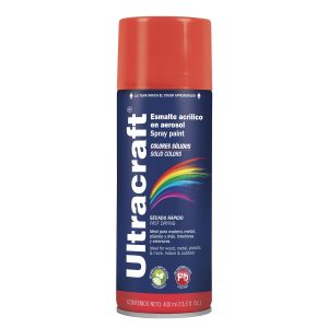 ESMALTE ACRILICO EN AEROSOL ROJO BRILLANTE ULTRACRAFT