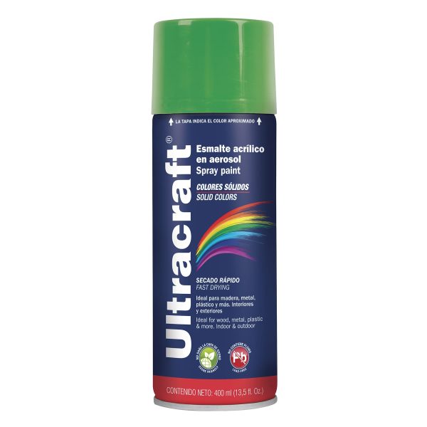 ESMALTE ACRILICO EN AEROSOL VERDE IRLANDES ULTRACRAFT