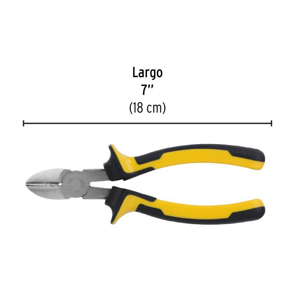 ALICATE CORTA FRIO 7" MANGO COMFORT GRIP PRETUL - Imagen 2