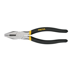 ALICATE PARA ELECTRICISTA 8" MANGO DE VINIL A GRANEL PRETUL