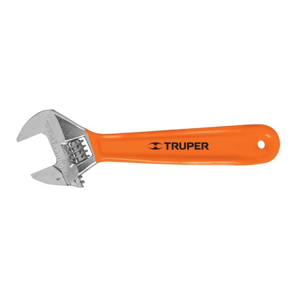 LLAVE EXPANSIVA 6" CROMADA MANGO DE PVC TRUPER