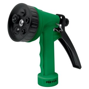 PISTOLA PARA RIEGO DE 5 FUNCIONES PLASTICA A GRANEL PRETUL