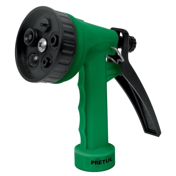 PISTOLA PARA RIEGO DE 5 FUNCIONES PLASTICA A GRANEL PRETUL
