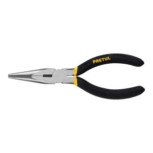 ALICATE DE PUNTA LARGA 6" MANGO DE VINIL PRETUL