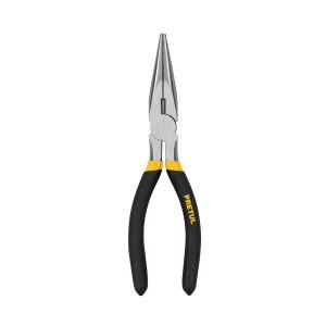 ALICATE DE PUNTA LARGA 8" MANGO DE VINIL PRETUL