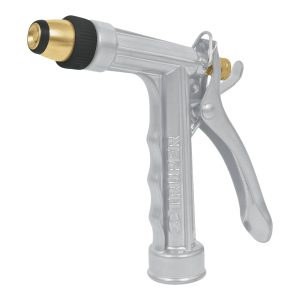 PISTOLA PARA RIEGO 2 FUNCIONES METALICA BOQUILLA REGULABLE TRUPER