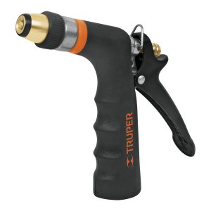 PISTOLA PARA RIEGO 2 FUNCIONES CON RECUBRIMIENTO Y BOQUILLA TRUPER