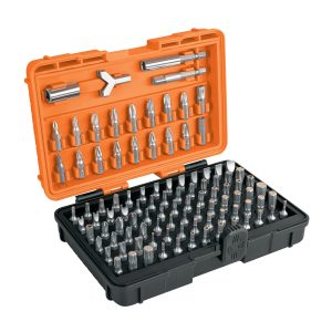 JUEGO DE 100 PUNTAS MIXTAS LARGO 1" EN ESTUCHE PLASTICO TRUPER