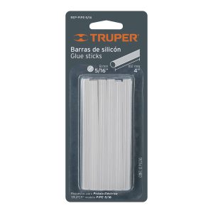 BLISTER CON 12 BARRAS DE SILICONA DE 5/16" TRUPER