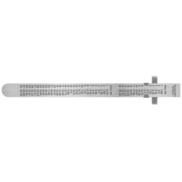 REGLA 15 CM DE ACERO INOXIDABLE DE BOLSILLO TRUPER - Imagen 2