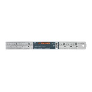 REGLA 30 CM DE ACERO INOXIDABLE TRUPER