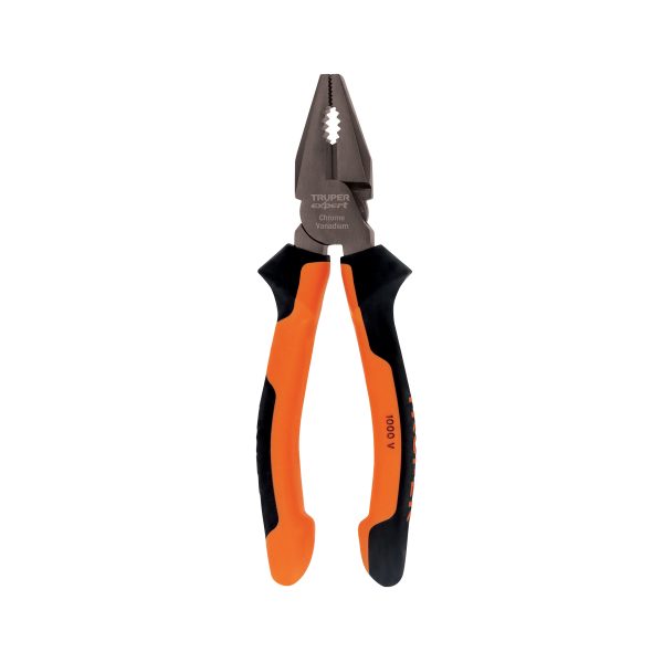 ALICATE PARA ELECTRICISTA 7" MANGO COMFORT GRIP TRUPER EXPERT