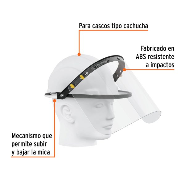 ADAPTADOR DE PROTECTOR FACIAL PARA CASCO TRUPER - Imagen 2