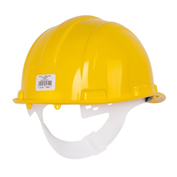 CASCO DE SEGURIDAD AJUSTE DE CREMALLERA AMARILLO TRUPER - Imagen 2