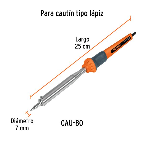 CAUTIN 80 W TIPO LAPIZ PARA TRABAJO PESADO TRUPER - Imagen 2