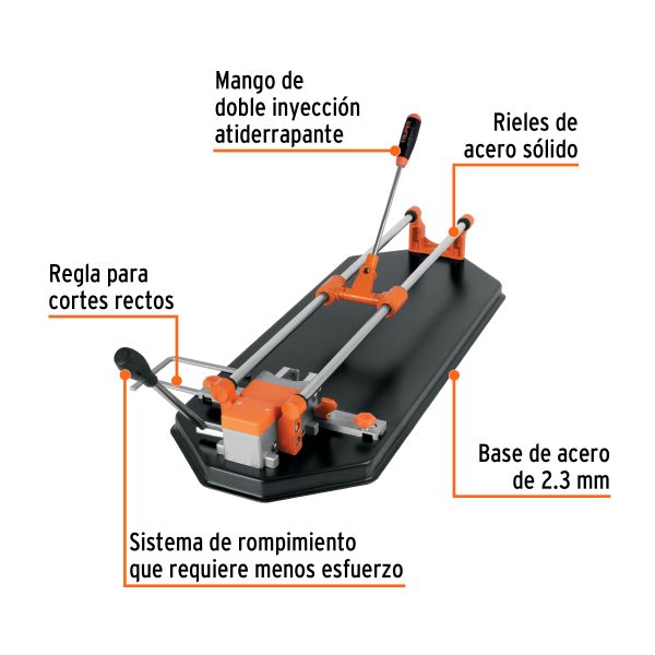 CORTA BALDOSA 29" (75 CM) ROMP.MULTIPUNTO CON MALETIN TRUPER EXPERT - Imagen 2