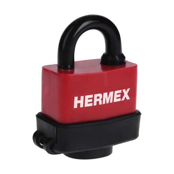 CANDADO LAMINADO RECUBIERTO DE PVC 50 MM HERMEX