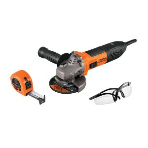 COMBO PULIDORA 4-1/2" 850 W ERGO-PRO LENTES Y FLEXOMETRO TRUPER