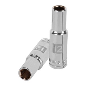 COPA LARGO DE 12 MM 6 PUNTAS CUADRO 1/2" TRUPER