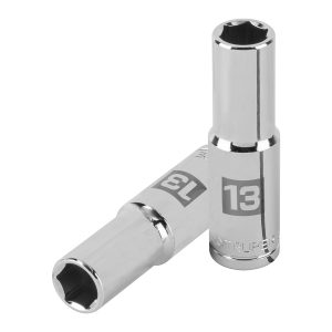 COPA LARGO DE 13 MM 6 PUNTAS CUADRO 1/2" TRUPER