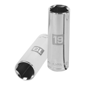 COPA LARGO DE 19 MM 6 PUNTAS CUADRO 1/2" TRUPER