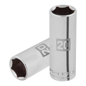 COPA LARGO DE 20 MM 6 PUNTAS CUADRO 1/2" TRUPER
