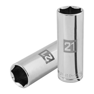 COPA LARGO DE 21 MM 6 PUNTAS CUADRO 1/2" TRUPER