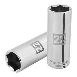 COPA LARGO DE 22 MM 6 PUNTAS CUADRO 1/2" TRUPER