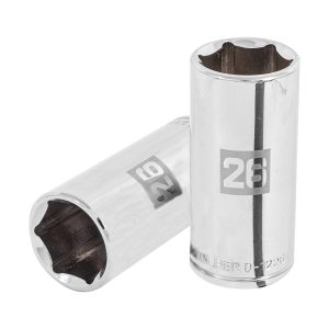COPA LARGO DE 26 MM 6 PUNTAS CUADRO 1/2" TRUPER