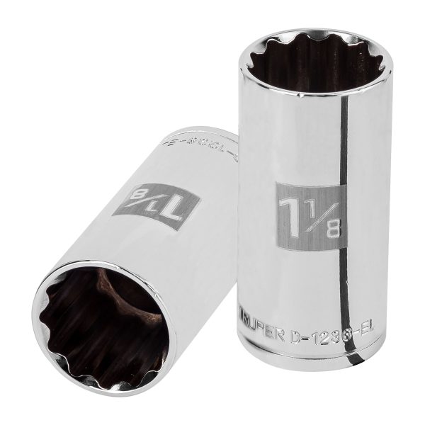 COPA LARGO DE 1-1/8" 12 PUNTAS CUADRO 1/2" TRUPER