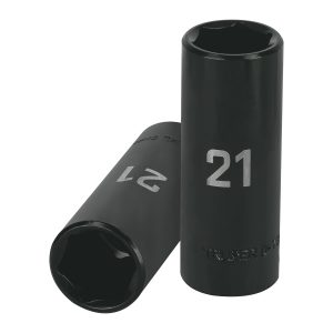 COPA LARGO CUADRO 1/2" DE IMPACTO 6 PUNTAS DE 21 MM TRUPER